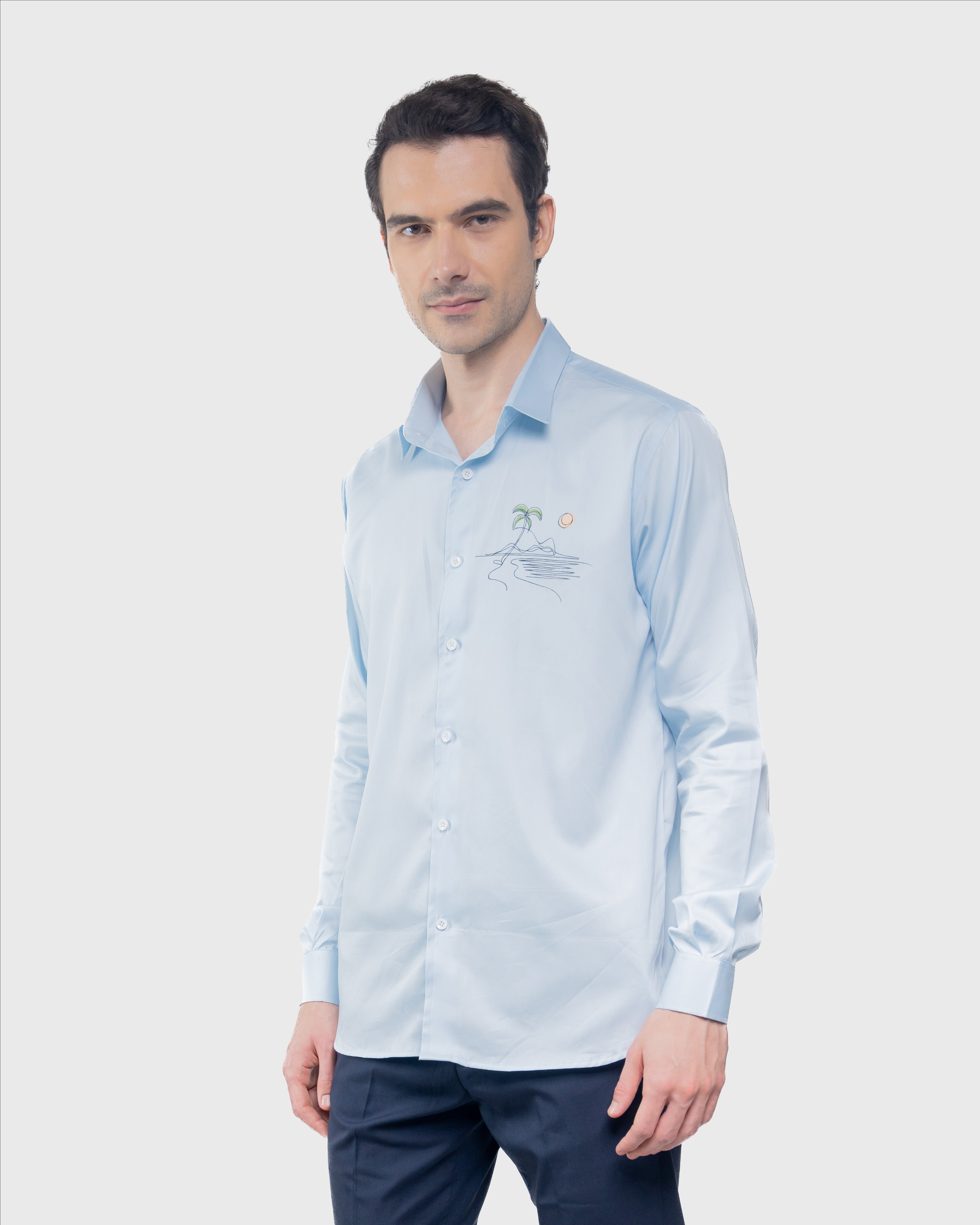 Hand-Painted Luxury Sulla Spiaggia Shirt